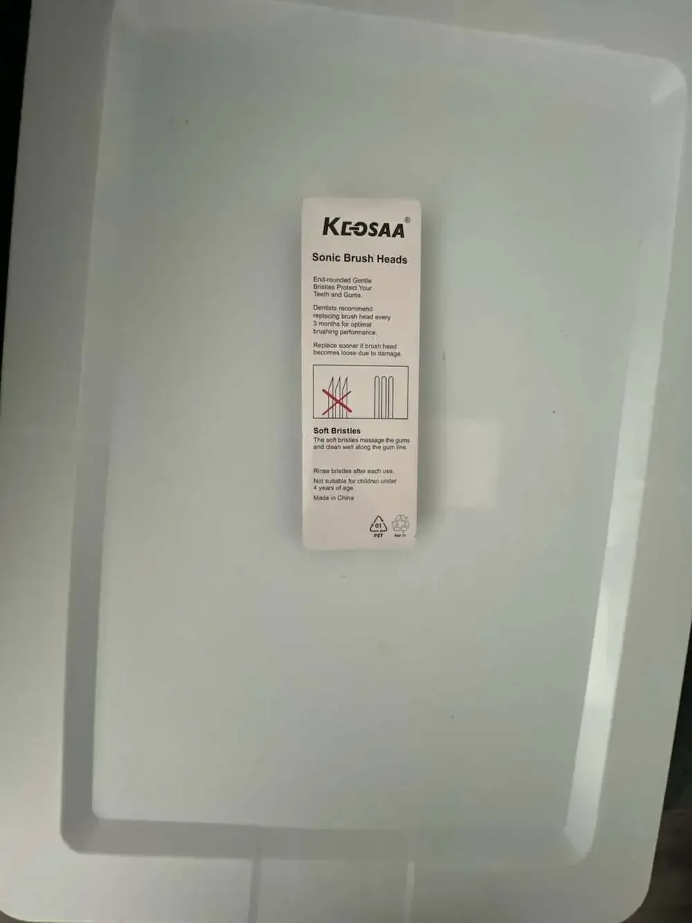Keosaa Replacement Sonic Brush Heads for Philips Sonicare, 4 Pack
